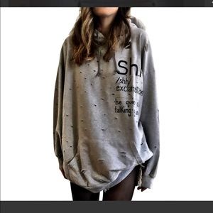 Wren + Glory Shh hoodie